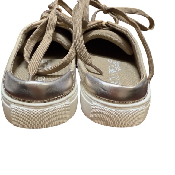 Corkys Spiked Gold Leopard Shiny Metallic Star Slip On Casual Cool Shoes - Picture 11 of 11